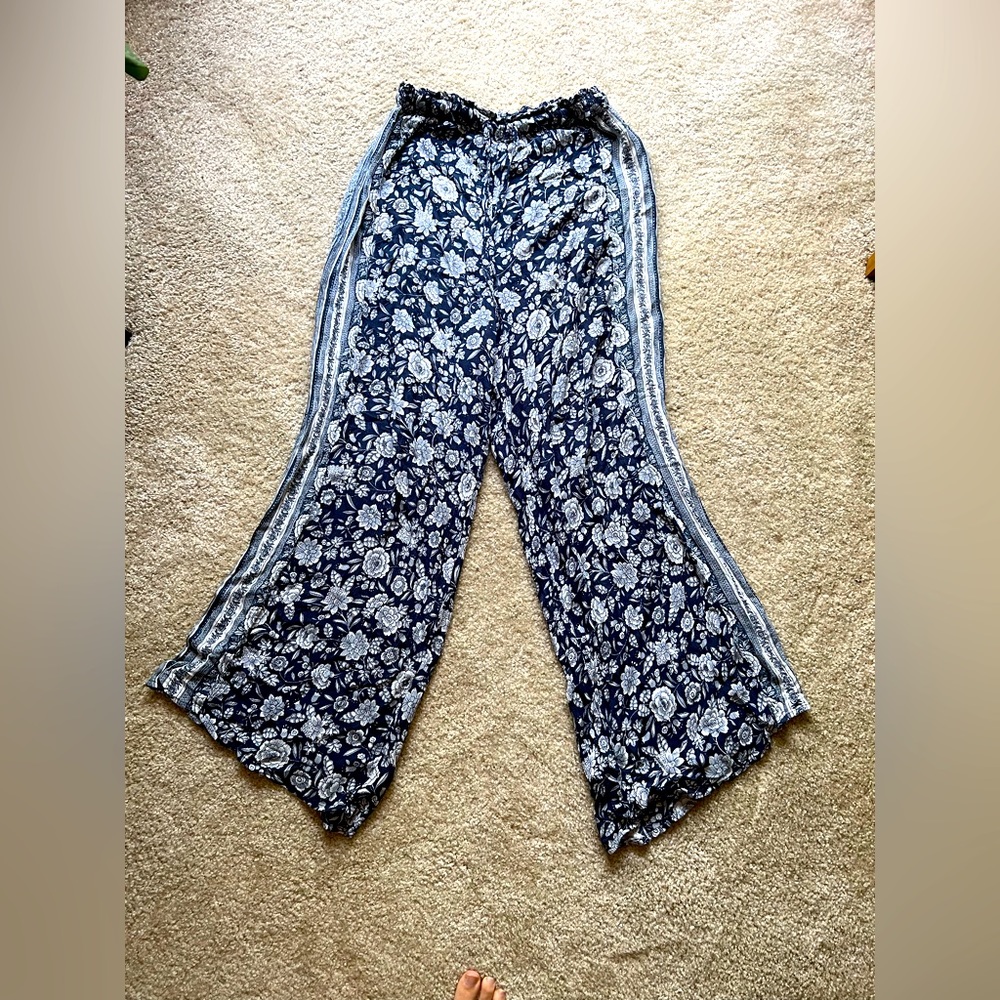 Boho floral pants